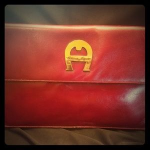 Vintage Etienne Aigner Clutch Bag
